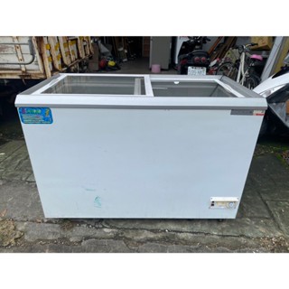 瑞興4.3尺玻璃對拉冰櫃/RS-DF430/414公升/冷凍櫃/冷藏冰櫃/臥式冰櫃