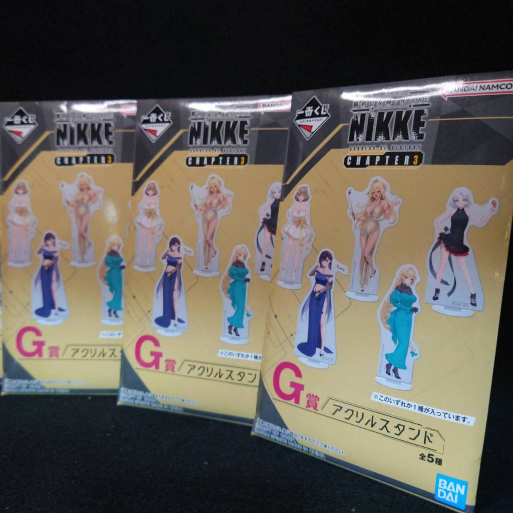 勝利女神：妮姬 一番賞 CHAPTER3 G賞立牌 阿妮斯 露菲 德雷克 瑪律恰那 長髮公主  一套五支  現貨全新