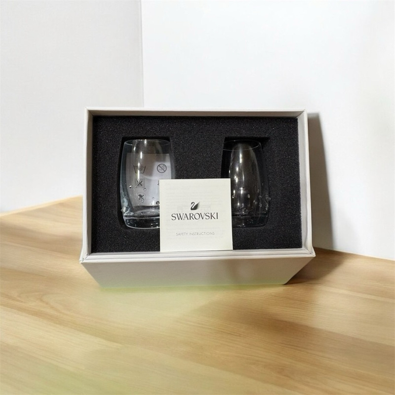 SWAROVSKI施華洛世奇小酒杯一對（全新）