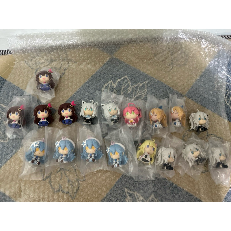 Hololive 一番賞 豆豆眼 小公仔vol.2 白上吹雪、櫻巫女、芙蕾雅、雪花拉米、沙花叉克蘿伊、角卷綿芽、牡丹獅白