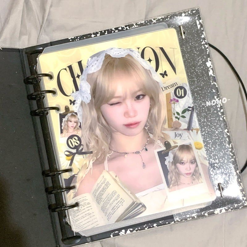 NONO ღ｜現貨｜LE SSERAFIM金采源💛原創自製擋板卡冊 小卡 隔板