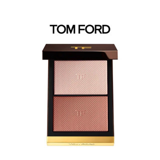 日本免稅店代購附購買證明TOM FORD湯姆福特/TF幻魅雙色塑顏修容粉餅 12g #01月下流光 #03蜜桃烏龍