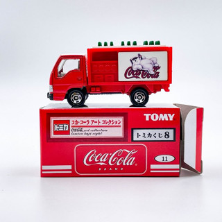 ★豬仔小舖★Tomica 抽抽樂 8 可口可樂 No.11 Isuzu ELF Buttle Car 貨車/卡車/北極熊