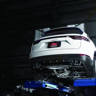 FI 高流量帶三元催化頭段 當派 排氣管 Porsche Cayenne E3 9Y0 3.0T 底盤【YGAUTO】