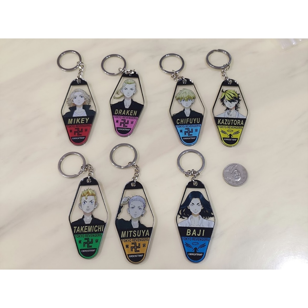 [睡睡蛙小池] 東京復仇者 壓克力 鑰匙圈 吊飾 掛飾 羽宮一虎 松野千冬 佐野萬次郎 三谷隆 場地圭介 龍宮寺堅