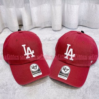 glitter。預購 47Brand 47 MLB Clean Up LA 道奇隊 酒紅色 軟布 老帽 大谷翔平
