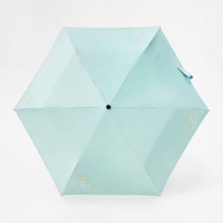 【Rainbow House】優雅花卉超輕三折傘|碳纖極輕量140g|臺灣福懋傘布(防曬/抗UV/防風/雨傘)
