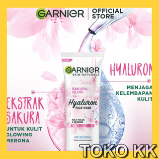 Garnier Sakura Glow Glowing Face Wash Sabun Cuci Muka KBT435