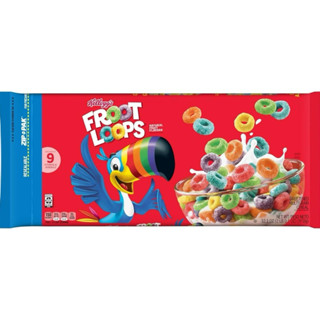 現貨🔥 美國直送🇺🇸✈️ kellogg's 家樂氏 froot loops 彩虹🌈 水果麥片 早餐麥片 香果圈圈麥片