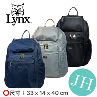 Lynx 美國山貓 後開式 防盜後背包，外出更放心（大）多口袋使用超便利 LY39-3968-99（3色可選）$2980