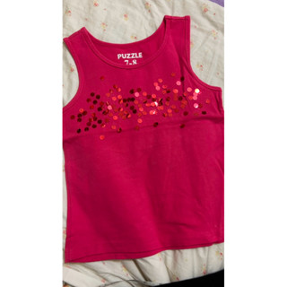 PUZZLE 拍手童裝 女童 120-130公分 亮片背心 彈性
