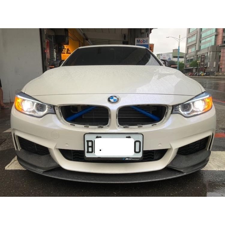 寶馬 BMW F32 F33 F36藍色鼻毛 F32水箱罩橫桿 428鼻毛 435中網橫桿