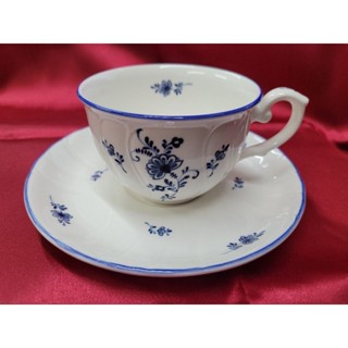 Noritake 日本則武 CRAFTONE 貝殼標唐草 咖啡杯組