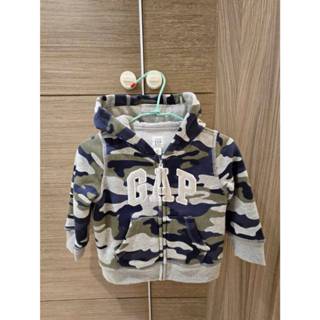 【全新/二手】BABY GAP 棉質舒適連帽外套 男嬰Logo經典純棉外套