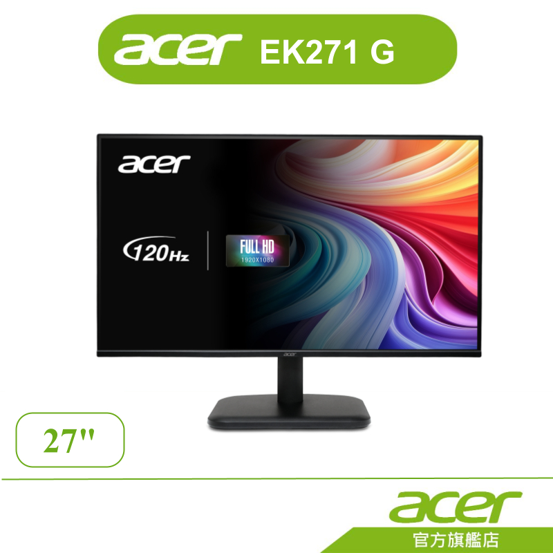 Acer 宏碁 EK271 Gbi 120Hz 27吋電腦螢幕