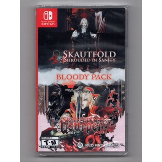 全新 NS Switch Skautfold: Bloody Pack 理智虛影+篡位者 雙重包 美版 英文