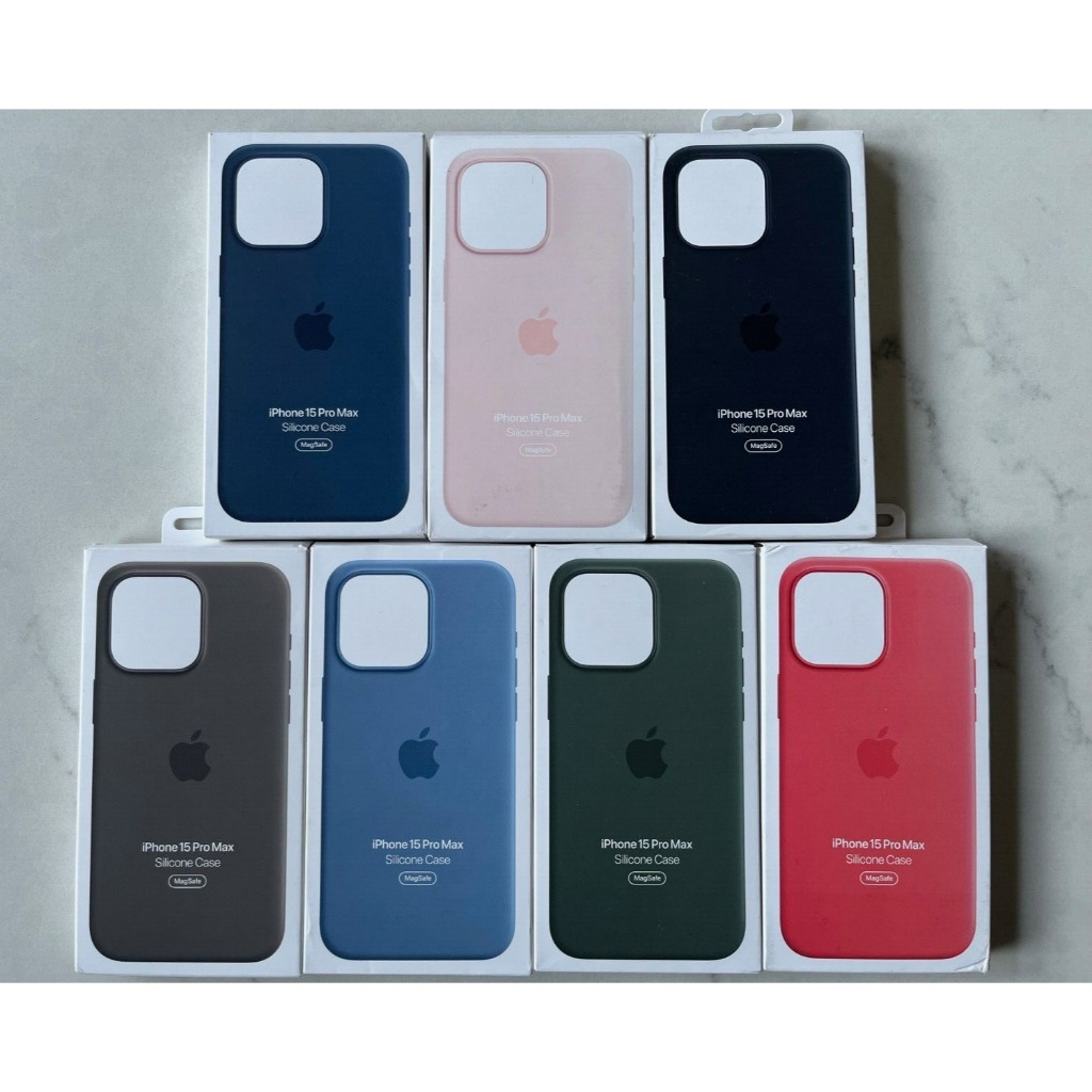 Apple原廠矽膠保護殼 iPhone 15 Plus Pro Max蘋果園 Silicone Case MagSafe