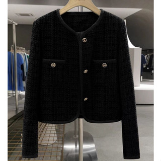 Love more現貨S/XL❤️【90%白鴨絨+20%羊毛】精緻質感小香風羽絨外套(黑/紅 S-XL)