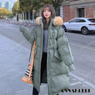 🔥臺灣出貨🔥S-2XL 中大尺碼 冬季外套 女外套 加厚羽絨棉 連帽 長版外套 中長版 大衣 保暖外套 防風外套 韓版