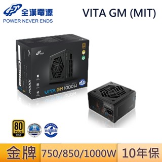 FSP 全漢 VITA GM ATX3.1 金牌 12V-2x6 臺灣製 750W 850W 1000W 電源供應器