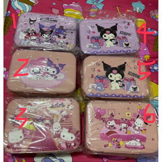 三麗鷗手提收納箱🎀便攜式化妝包 大容量帶鏡子化妝箱 化妝品收納箱 防水收納箱 可愛收納包 PU皮革 化妝鏡收納盒