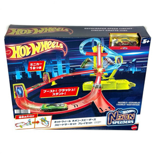 風火輪 Hot Wheels 霓虹 Neon 高樓大廈急速環帶遊戲組 附加速器 軌道 賽道 Track