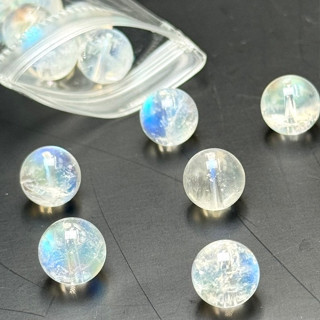 【馬島月光】稀有 收藏級 馬島 月光 月光石 水晶 天然水晶 散珠 圓珠 DIY 手作 材料 飾品 批發 零售