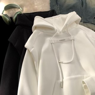 臺灣有貨~連帽衛衣男 春秋新款韓版 高階感痞帥 重磅情侶 寬松休閑帽衫外套 G1