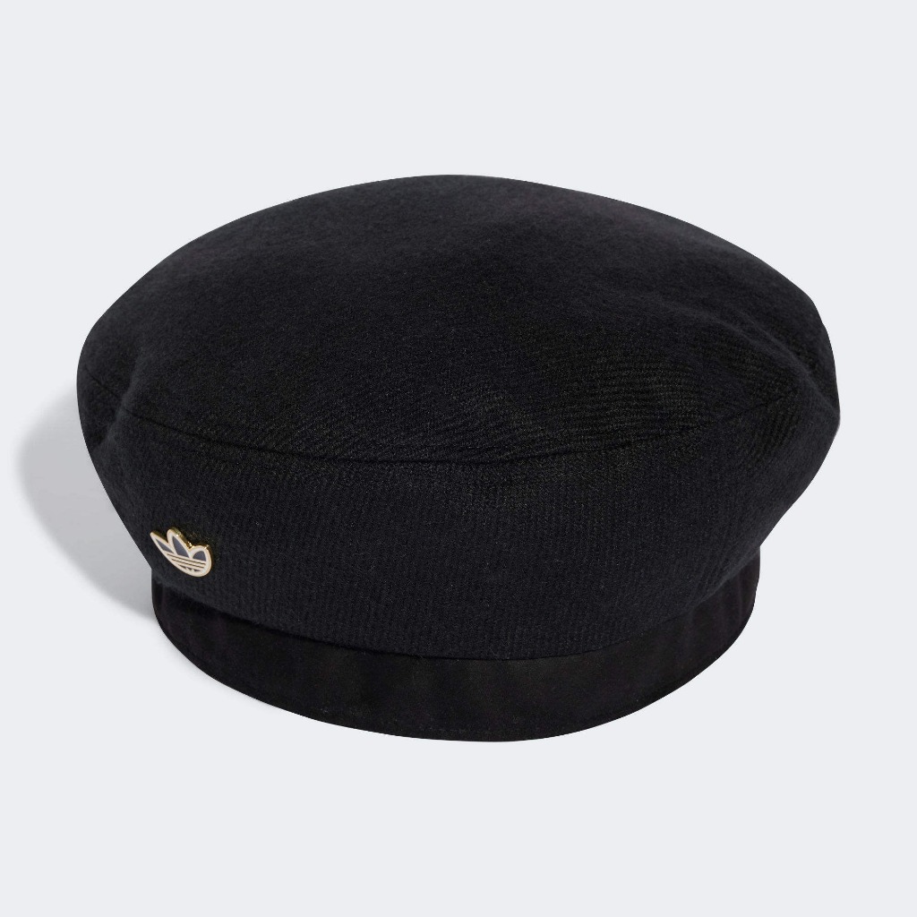 南🔥2024 12月 ADIDAS OG ADICOLOR 貝雷帽 毛帽 金標 三葉草 黑 JF4210