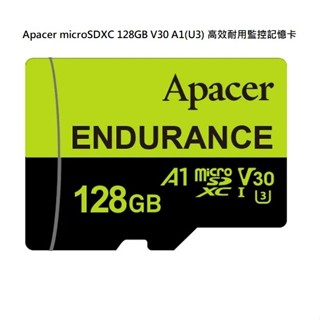 Apacer microSDXC 128GB V30 A1(U3) 高效耐用監控記憶卡