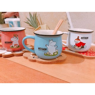 屈臣氏×嚕嚕米🎉全新 藍色款|MOOMIN照顧自己杯|陶瓷杯 + 杯墊 + 湯匙 三件組