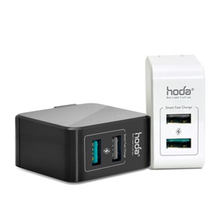hoda 27W USB-A 智慧雙孔電源供應器/充電器
