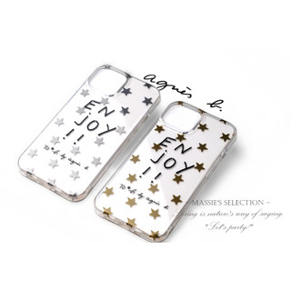 Agnes b. 透明星星手機殼 銀色 金色 手機殼 透明手機殼 IPHONE殼 IPHONE14 手機殼 LX