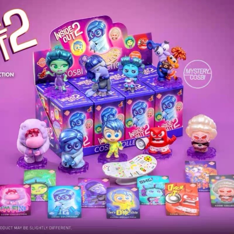 HotToys 腦筋急轉彎2 第二彈 頭腦特攻隊 阿羞 憂憂 怒怒 驚驚 阿焦 Cosbi 盲盒 盒玩【預購】