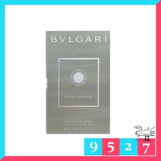 BVLGARI 寶格麗 大吉嶺茶淡香水 1.5ml 試管香水 隨身噴瓶 Pour Homme 男性淡香水-9527