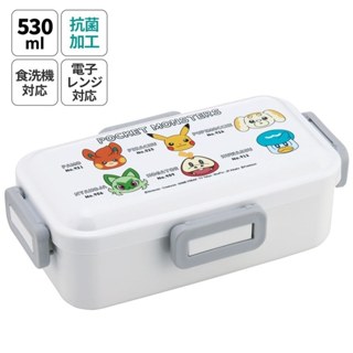 ♡松鼠日貨♡日本 skater 正版 神奇寶貝 Pokemon 皮卡丘 銀離子 保鮮盒 便當盒 野餐盒 點心盒