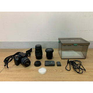 CANON 400D 單眼數位相機 佳能 EF-S鏡頭 SIGMA鏡頭 偏光鏡 記憶卡 電池 充電器 防潮箱 相機背包