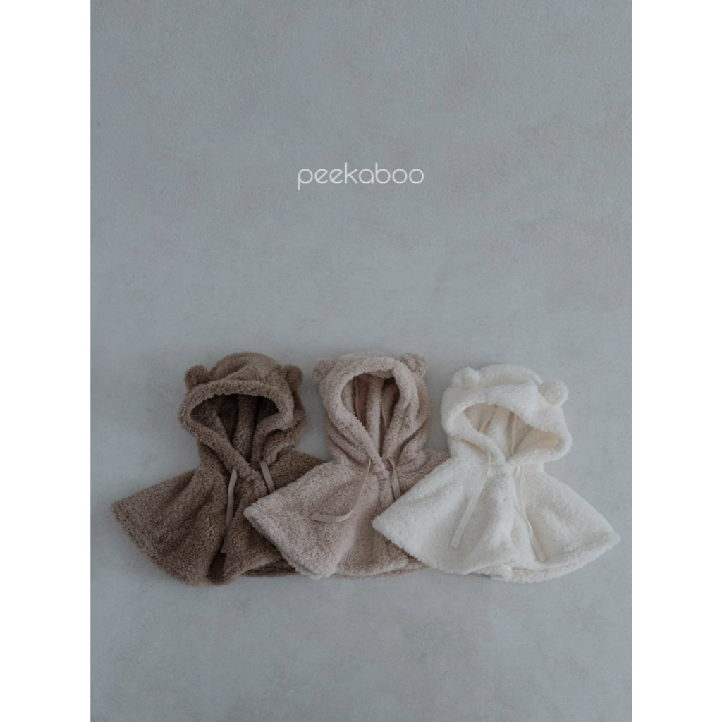 🇰🇷【冬季預購中】PEEKABOO熊熊斗篷