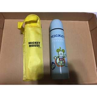 迪士尼米奇Mickey保溫瓶/米妮米奇 氣密罐/樂扣 濾茶杯 600ml