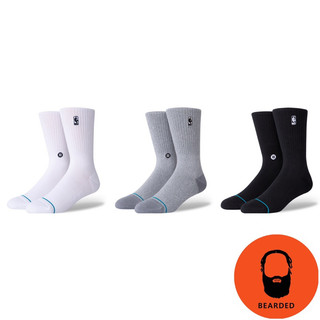 【 🇺🇸大鬍子美國襪子選品 】STANCE - NBA LOGOMAN CREW SOCKS經典聯名系列街頭休閒長襪