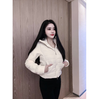 Angel.自留推薦款拼接類羽絨連帽外套（現貨）