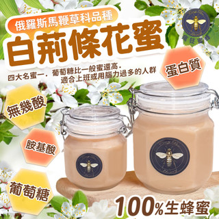 Crazy Bee 俄羅斯頂級白荊條蜂蜜 生蜂蜜 維生素 B1 B2 B3 B5