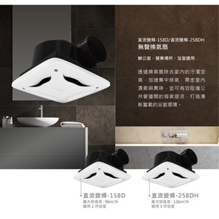 阿拉斯加 小風地 158D 無聲換氣扇 全電壓或 220V