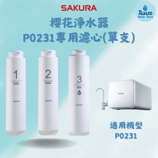 ［SAKURA櫻花］P0231淨水器 專用濾心(單支)F0161 F0151 F0182🔸原廠公司貨