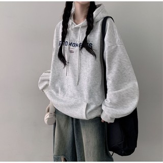【CHAOO】帽t 長袖上衣 連帽衛衣 oversize 帽t 韓國帽t 潮流衣服 ins風 刷毛帽t 冬天帽t 冬裝女