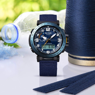 【CASIO 卡西歐】PROTREK 戶外探索 太陽能電力 三重感應器 數位羅盤 PRG-601YB-2 51.5mm