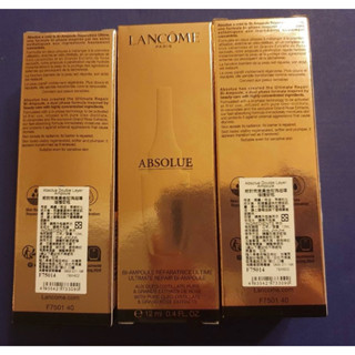 LANCOME 蘭蔻 絕對完美黃金玫瑰超導修護安瓶 12ml 全新 公司貨 精華液