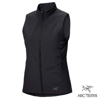 【ARCTERYX 始祖鳥】女 保暖化纖填充 立領背心 Norvan 科技羽絨背心/黑 X000007212