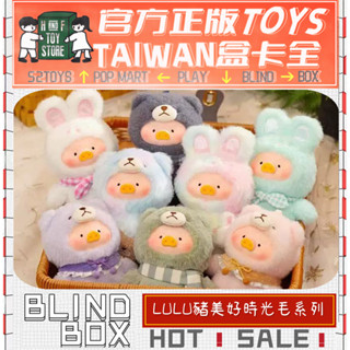 H&F【預購/免運/正版】罐頭豬LULU 美好時光毛絨系列 TOYZEROPLUS 盲盒 盒玩 隱藏 可愛小物 生日禮物