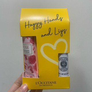 歐舒丹 玫瑰護手霜 乳油木潤唇膏